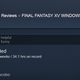 Illustration for article titled iFinal Fantasy XV/i, As Told By Steam Reviews
